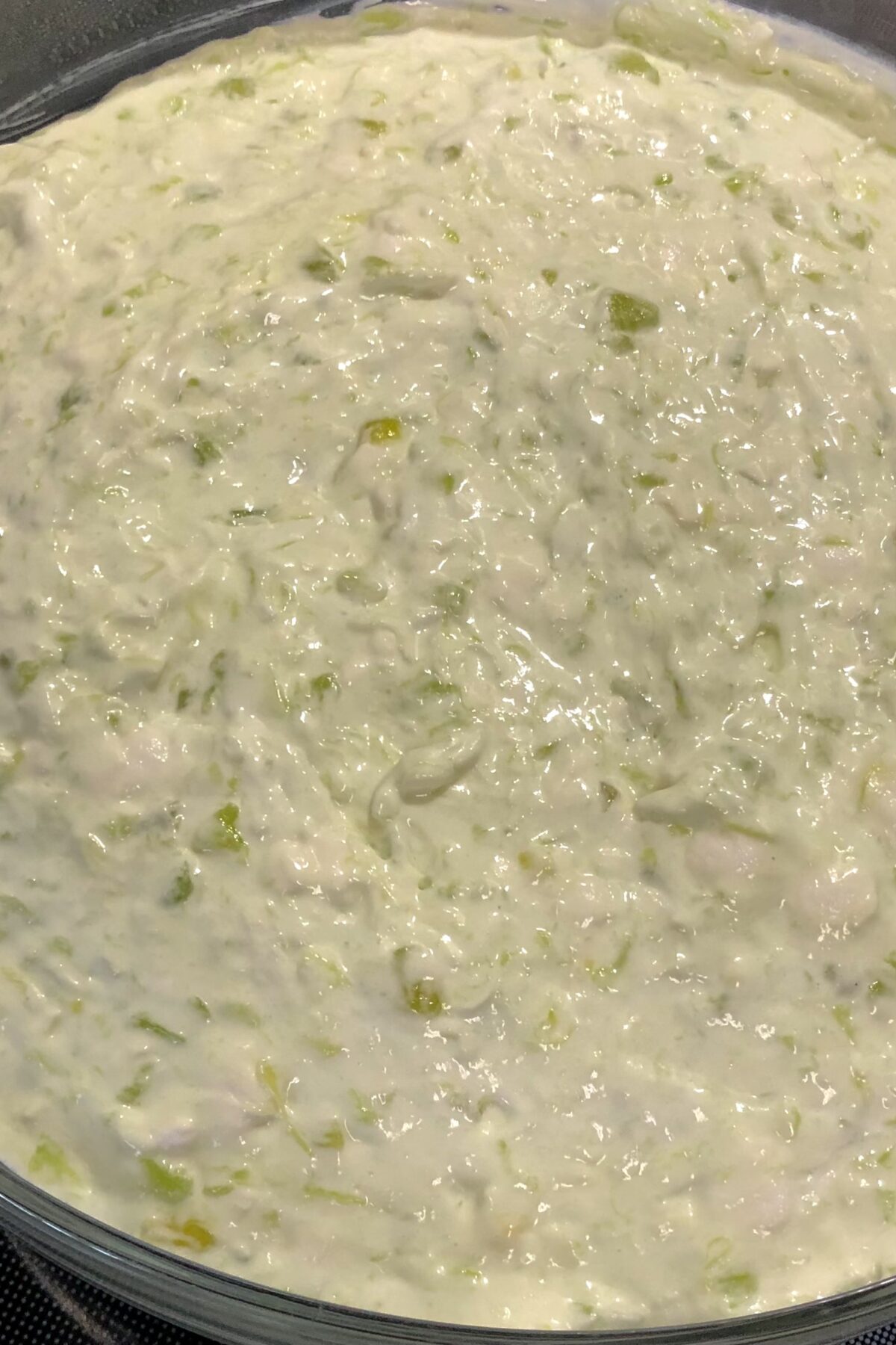 cooked mixer added wiped cream for fluff