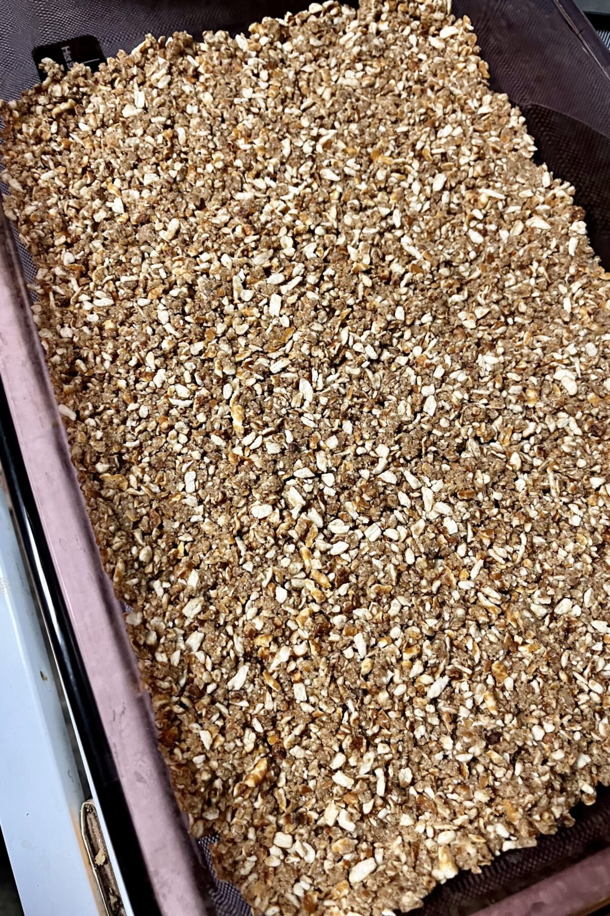 Pretzels have been in the base 9x13 and ready for the next step